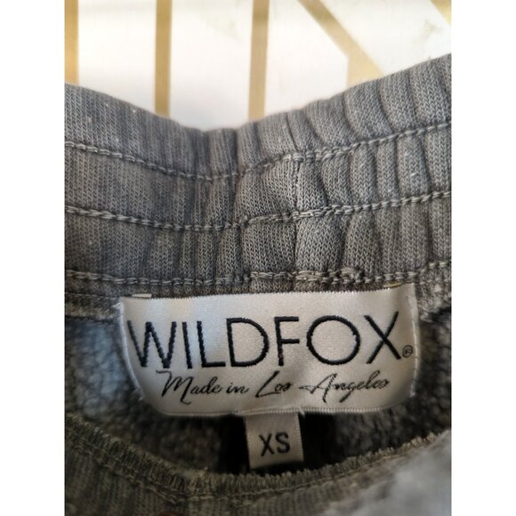 Wildfox Women's Nikki Cargo Joggers in Basil Fleece Soft Size XS READ - Picture 7 of 8